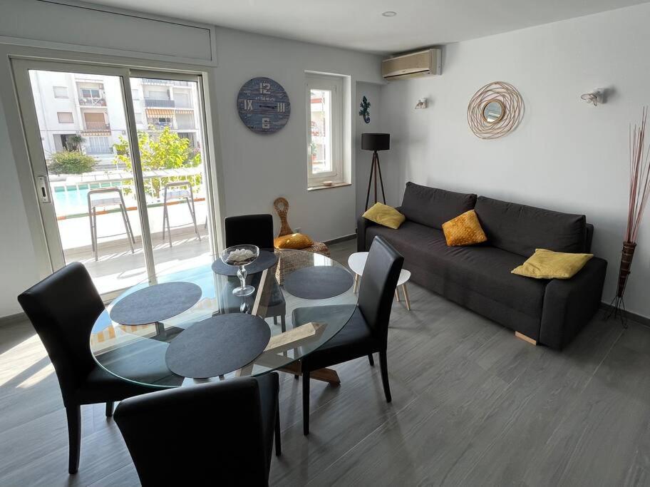 Le Canola Empuriabrava Port - 45M2 - Vue Piscine - Plage Centrale 500M- Parking Prive Gratuit Exterior foto